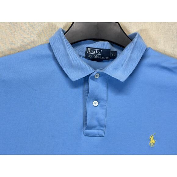 Polo Ralph Lauren Men’s XL Sky Blue Short Sleeve Polo Shirt Classic Fit - Picture 7 of 12